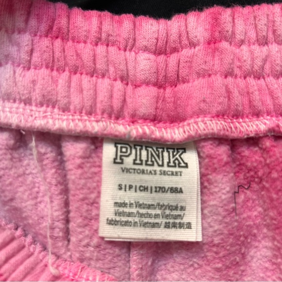 VS Pink Tie Dye Pink Classic Joggers - Picture 3 of 4